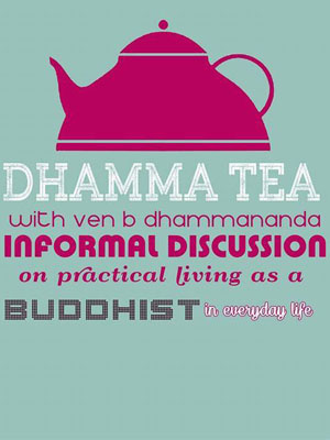 Sunday Dhamma Tea at 2pm